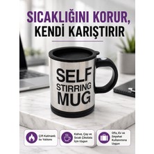 Pratik ve Dayanıklı Termos Kupa | Tek Tuşla Otomatik Karıştırma - Lisinya