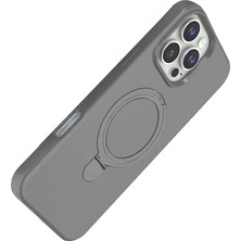 Ankaverse®   iPhone 16 Pro Max Regal Magsafe Standlı Kapak - Titan Gri