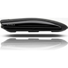 Durable 600 Lt Piano Siyah(Black) Araç Üstü Port Bagaj Roof Box