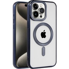 Ankaverse®  iPhone 15 Pro Kılıf Kronos Magsafe Kapak - Lacivert