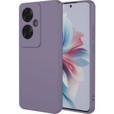 Ankaverse®   Reno 11F Kılıf First Silikon - Lila
