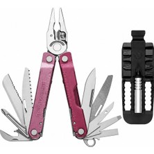 Leatherman Rebar Set Heathered Cranberry