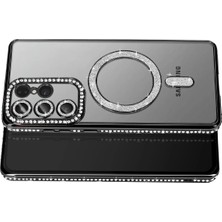 Ankaverse®  Samsung Galaxy S26 Ultra Joke Simli Magneticsafe Kılıf - Siyah