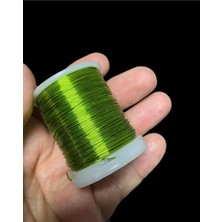 Bakır Çiçek Teli 0,60 mm - Takı Teli - Hobi Teli - 1 Makara 060TEL Zümrüt