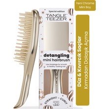 Tangle Teezer Ultimate Detangler Mini Chrome Champagne Gold