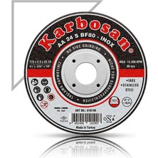 Karbosan 910380 Inox Thinline Kesme Diski 115X1.0X22.23MM