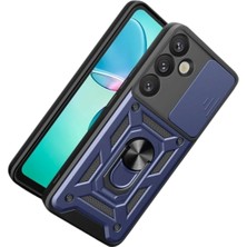 Ankaverse®  Samsung Galaxy S26 Plus Pars Lens Yüzüklü Silikon - Lacivert