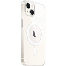Ankaverse®   iPhone 15 Plus Kılıf Magneticsafe Şeffaf Silikon - Şeffaf
