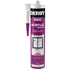 Derby Akrilik Mastik Siyah D50 500G