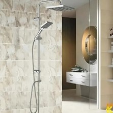 Hace Bazaar Irmak Premium Robot Yağmurlama Tepe Duş Sistemi – Modern Banyo Batarya Seti