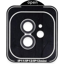 Ankaverse®  iPhone 11 Pvd Metal Kamera Lens - Siyah