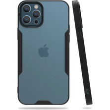 Ankaverse®  iPhone 12 Pro Max Kılıf Platin Silikon - Siyah