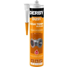 Derby Yüksek Isı Silikonu Kırmızı D251 280ML