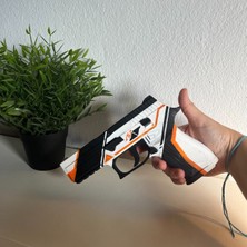 Lineex Cs2 Asiimov Temalı 3D Baskı Dekoratif Model – Koleksiyon ve Oyuncu Odası Dekoru