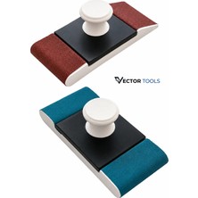 Vector Tools 2'li Zımpara Takozu Seti 130x56mm ve 120x56mm Ölçülerle El ile Kullanım İçin Kolaylık