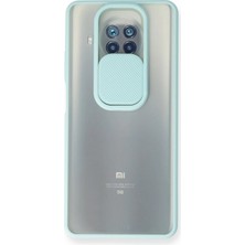 Ankaverse®   Mi 10T Lite Kılıf Palm Buzlu Kamera Sürgülü Silikon - Turkuaz