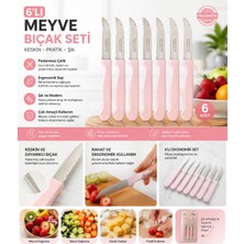Ceyzi Açıklama Meyve Bıçağı Seti - 6'lı Paket