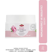 1001 Nemlendirici Yüz ve Boyun Kremi- Gül Özleri, E Vitamini ve Hyalüronik Asit
