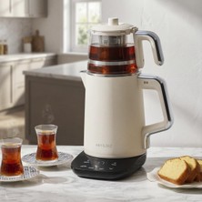 1001 Aryıldız Omega Tea Çay Makinesi Krem