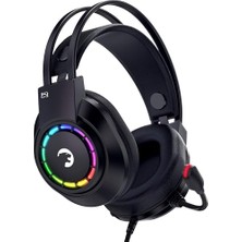 1001 Voldon Siyah 7.1 Surround Rainbow Gaming Kulaklık