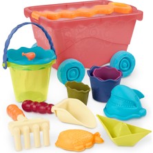 1001 B.toys Kırmızı Plaj Vagonu
