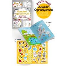 Egecen Kavramlar – Duyuları Öğreniyorum – Çıkartmalı Etkinlik Kitabı - 3 Yaş +