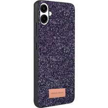 Ankaverse®  Samsung Galaxy A07 4g Bright Simli Kapak - Derin Mor