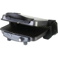 1001 PTG06 1800W 4 Tost Kapasiteli Döküm Plakalı Antrasit Tost Makinesi