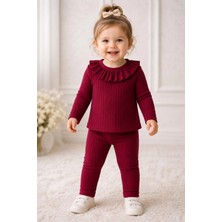 %100 Pamuk Fitilli Baby Set