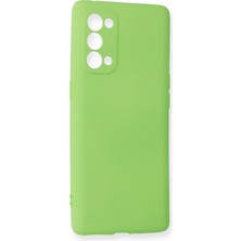 Ankaverse®   Reno 5 Pro Kılıf First Silikon - Yeşil