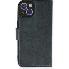 Ankaverse®  iPhone 14 Kılıf Trend S Plus Kapaklı Kılıf - Lacivert