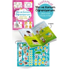 Egecen Kavramlar – Yön ve Konum Öğreniyorum – Çıkartmalı Etkinlik Kitabı - 3 Yaş +