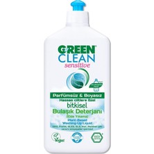 1001 Sensitive Bitkisel Bulaşık Deterjanı, Hassas ve Alerjik Ciltlere Özel, 500 ml
