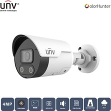 1001 Uniview IPC2124LE-ADF28KMC-WL 4mp 2.8mm Colorhunter H265+ IP67 Dah. Ses/hop. Ir Bullet Ip Kamera