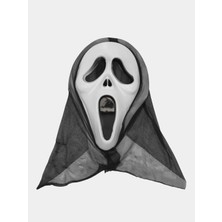 Egecen Kapşonlu Çığlık Maskesi Scream Maskesi - Hayalet Maskesi 33X21 cm