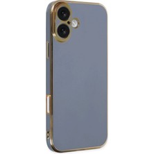 Ankaverse®  iPhone 16 Kılıf Volet Silikon - Mavi