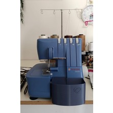 Empressco Singer Overlok Makinesi S0235 - S0230 Için Çöp Kutusu Atık Fire Kabı Mavi