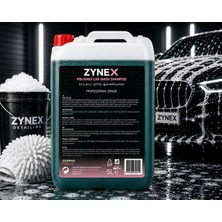 Zynex Cilalı Oto Şampuanı 5 Lt Yüksek Köpüklü Parlatıcı ve Su Itici Etkili Yoğun Konsantre Araç Yıkama Şampuanı