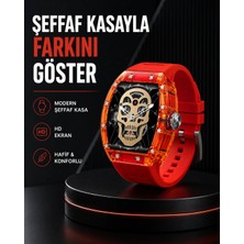 Geniş Ekranlı Akıllı Saat Şık ve Modern Tasarım Yeni Nesil