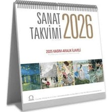 Egecen Sanat Takvimi 2026 Masa Takvimi