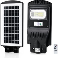 Nuveden 100W - 6500K Solar - Güneş Enerjili Sokak Lambası - Armatür Sensörlü Bahçe-Balkon-Sokak Ars-