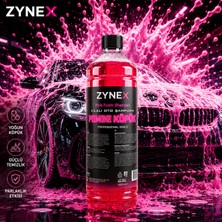 Zynex Professional Cilalı Oto Şampuanı 1l - Pembe Köpük Etkili, Ph Nötr Yüksek Parlaklık ve Boya Koruma