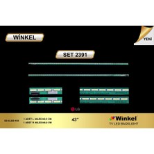 Winkel Tv LED Bar 2391 2 Li ÇUBUK-43LX540S,43SE3KB,43UF7787-ELED459-