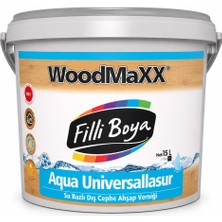 AlanSansli Filli Boya Aqua Universallasur Su Bazlı Dış Cephe Ahşap Verniği 2.5 Lt Rosewood