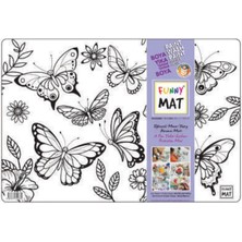 Egecen Funny Mat - Kelebekler 33,5X48CM