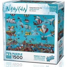 Get Store 22024 Flying Above The City 1500 Parça Puzzle -Ks Puzzle