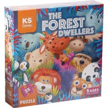 Get Store Prs 32713 The Forest Dwellers 35 Parça Puzzle -Ks Puzzle