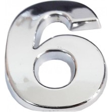 Get Store Cemax Krom Yapışkanlı 6 Rakamı 5 cm