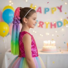 Egecen Balon ve Düz Salaş Örgülü Lastikli At Kuyruğu / ACM15