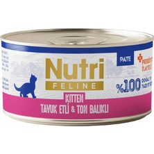 Get Store Nutri Feline Tuk Etli ve Ton Balıklı Tahılsız Yru Kedi Konservesi 70 gr